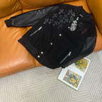 Chaqueta Chrome Hearts CH️ 2024 primavera/verano de pasarela estilo béisbol chaqueta CALIDAD ORIGINAL