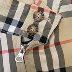 Chaqueta Burberry a cuadros stand-up collar chaqueta CALIDAD ORIGINAL