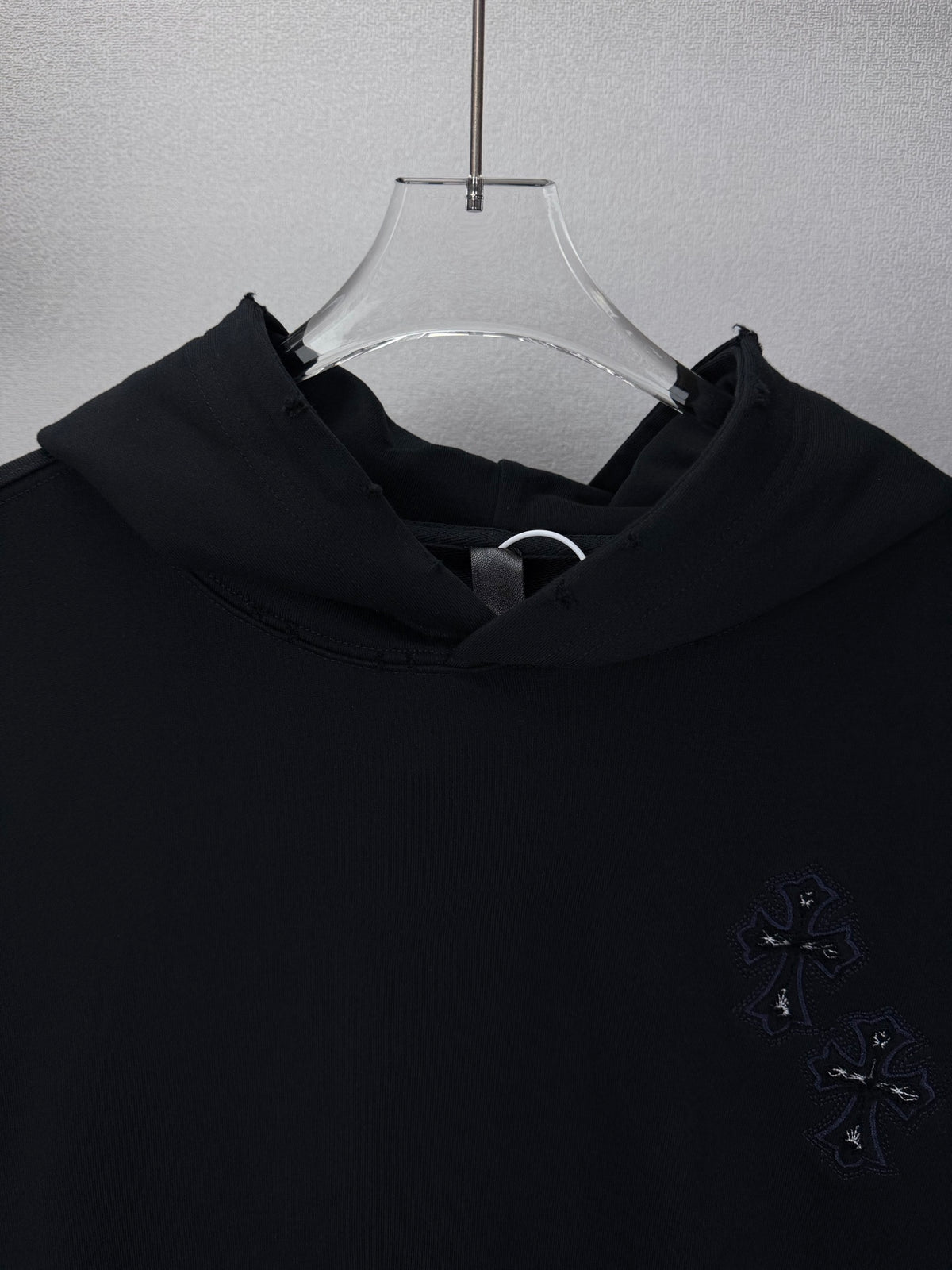 Sudadera Chrome Hearts 2026 nuevo bordado cruz logo Washed y desgastado para pareja con capucha - Estilo D CALIDAD ORIGINAL