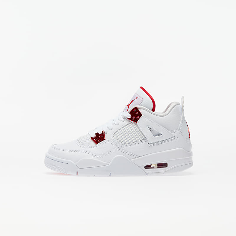 Air Jordan 4 Retro - Blanco y Rojo