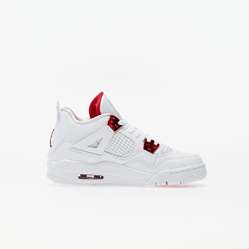 Air Jordan 4 Retro - Blanco y Rojo