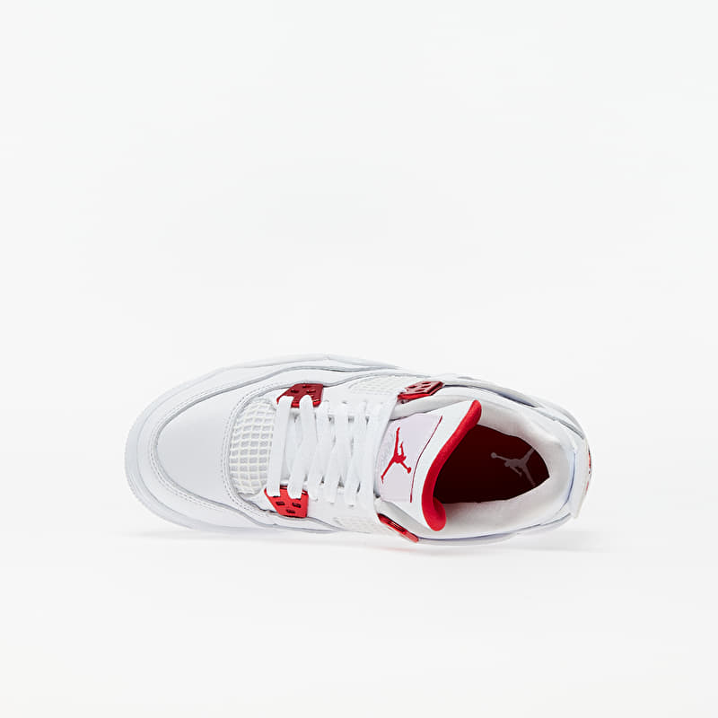 Air Jordan 4 Retro - Blanco y Rojo