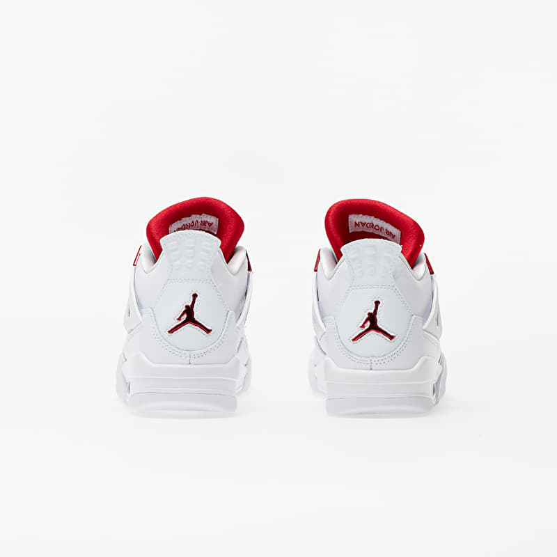 Air Jordan 4 Retro - Blanco y Rojo