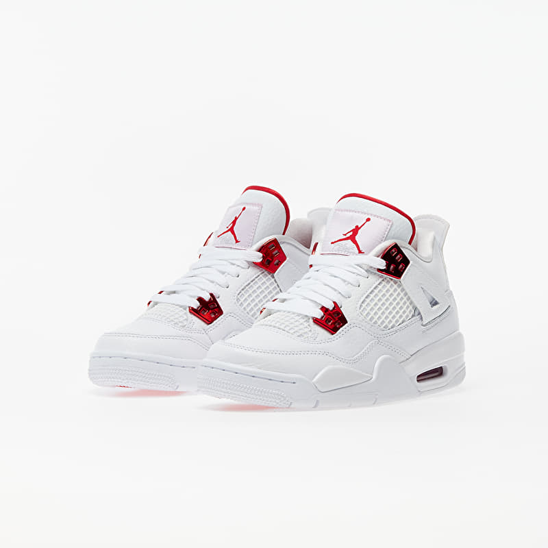 Air Jordan 4 Retro - Blanco y Rojo