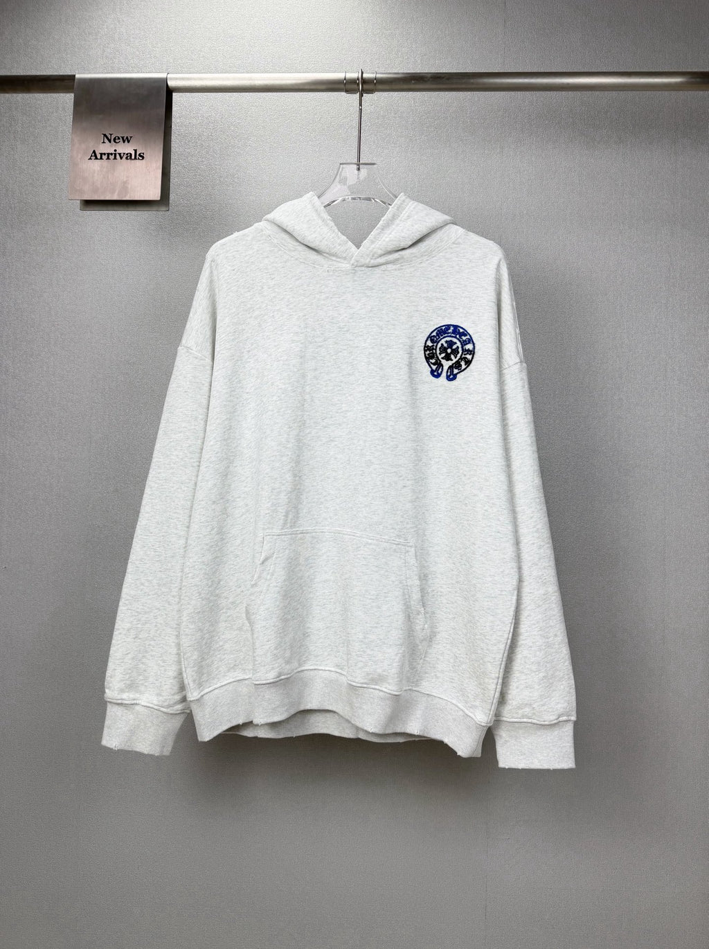Sudadera Chrome Hearts 2026 nuevo degradé Toothbrush bordado herradura logo Washed y desgastado para pareja con capucha CALIDAD ORIGINAL