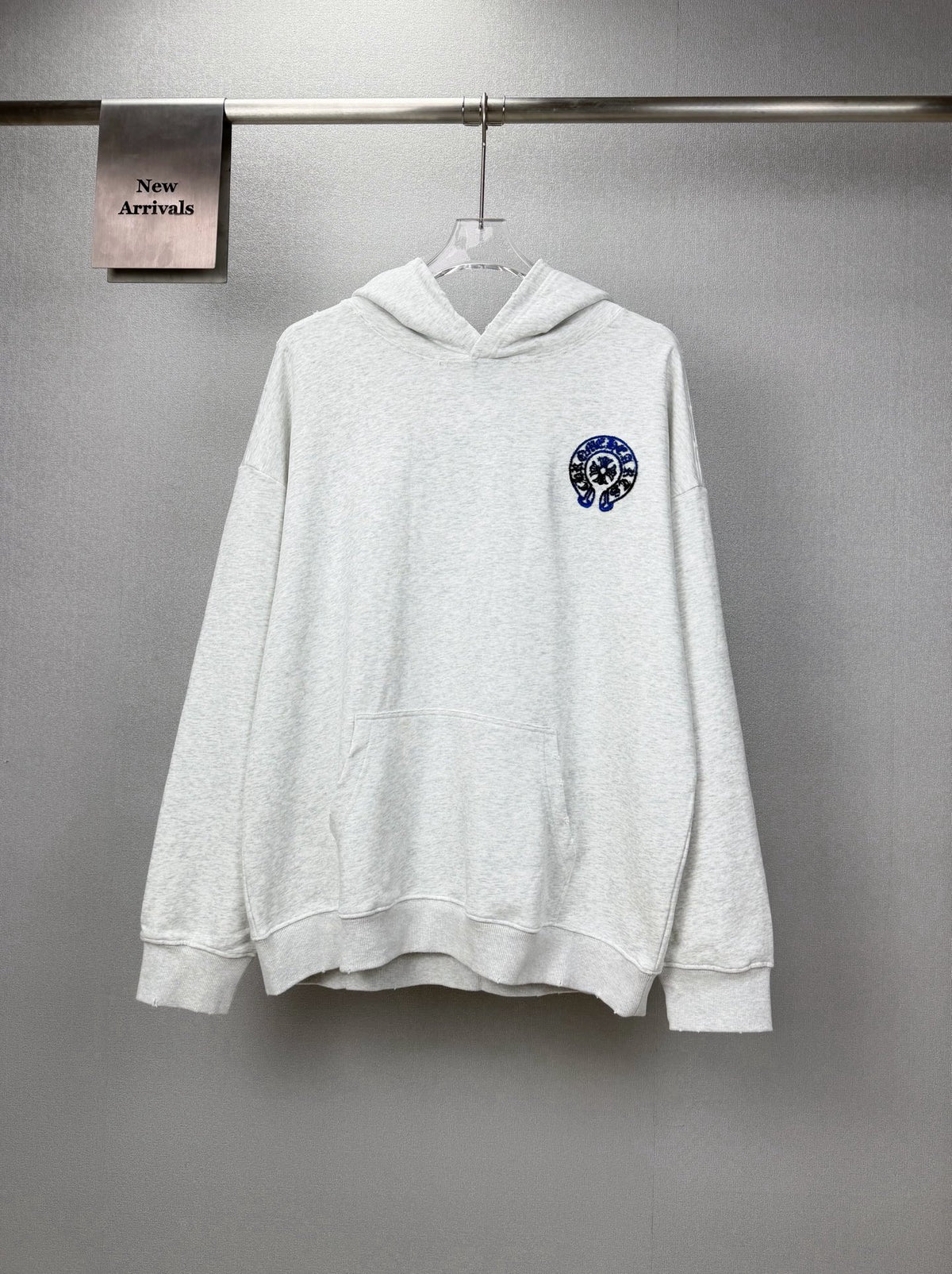 Sudadera Chrome Hearts 2026 nuevo degradé Toothbrush bordado herradura logo Washed y desgastado para pareja con capucha CALIDAD ORIGINAL