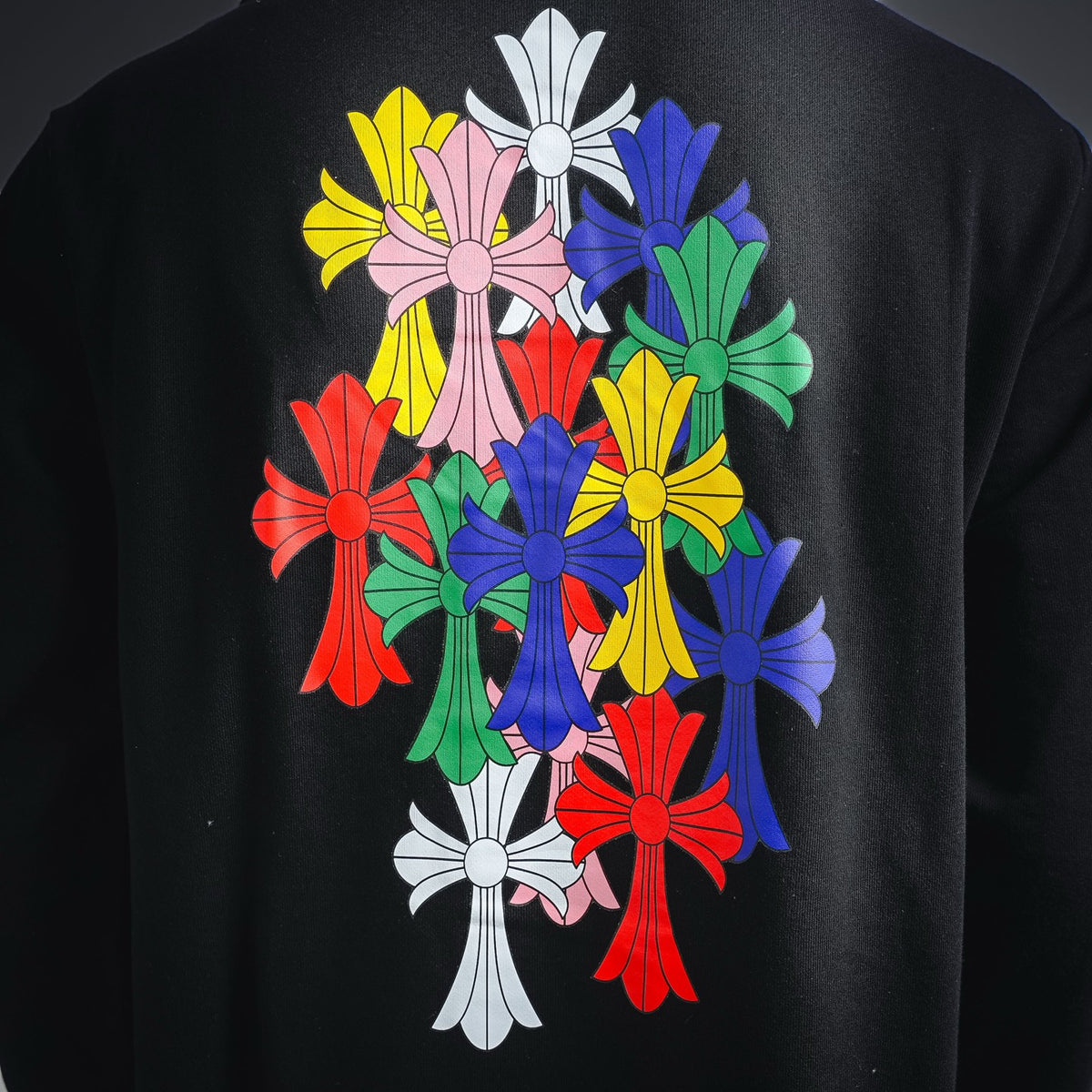 Sudadera Chrome Hearts Capucha Sánscrito Colorido - Estilo A CALIDAD ORIGINAL