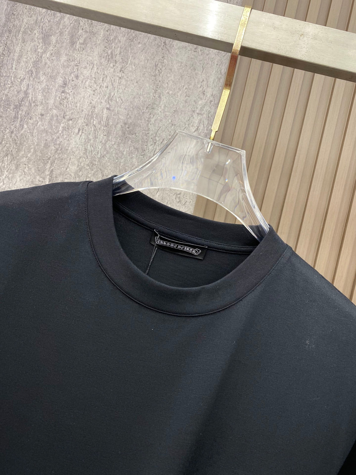 Polera Chrome Hearts 26SS verano nuevo cuello redondo manga corta polera CALIDAD ORIGINAL