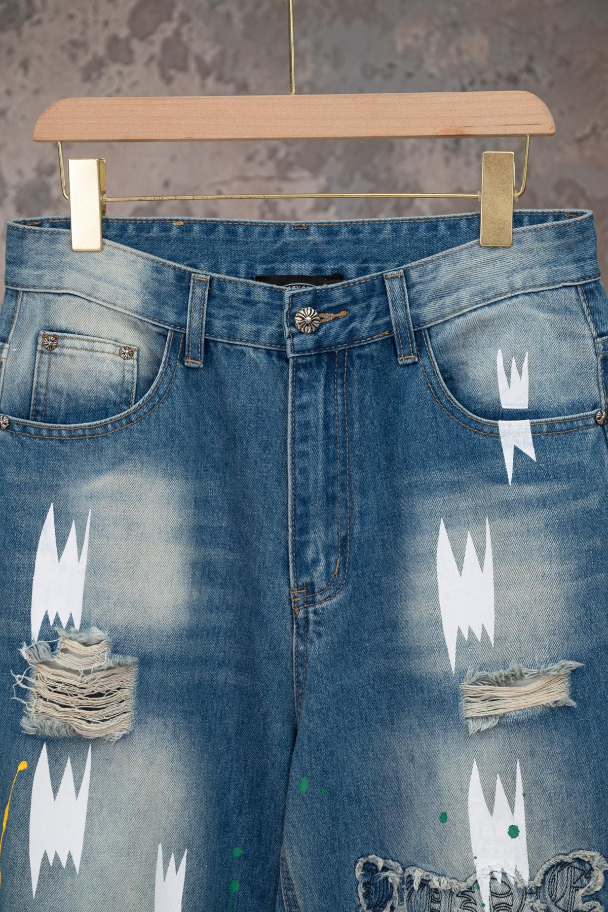 Pantalón Chrome Hearts #498334 CALIDAD ORIGINAL