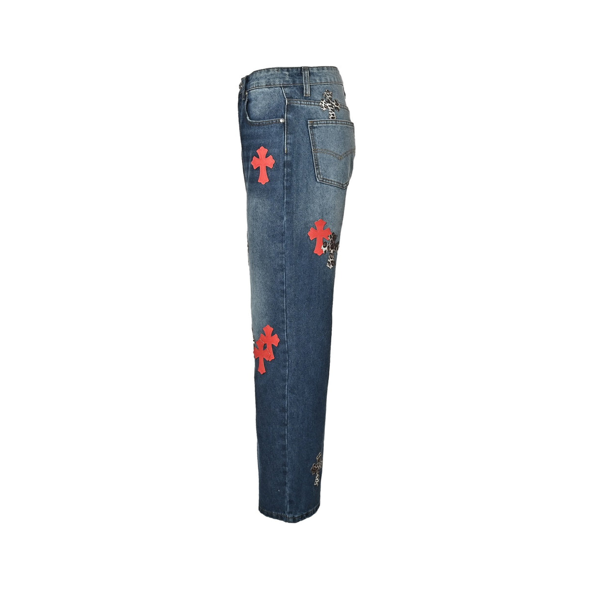 Pantalón Chrome Hearts Jeans Cruz Bordada CALIDAD ORIGINAL