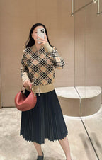 Chaqueta Burberry 25Fw a cuadros lana CALIDAD ORIGINAL