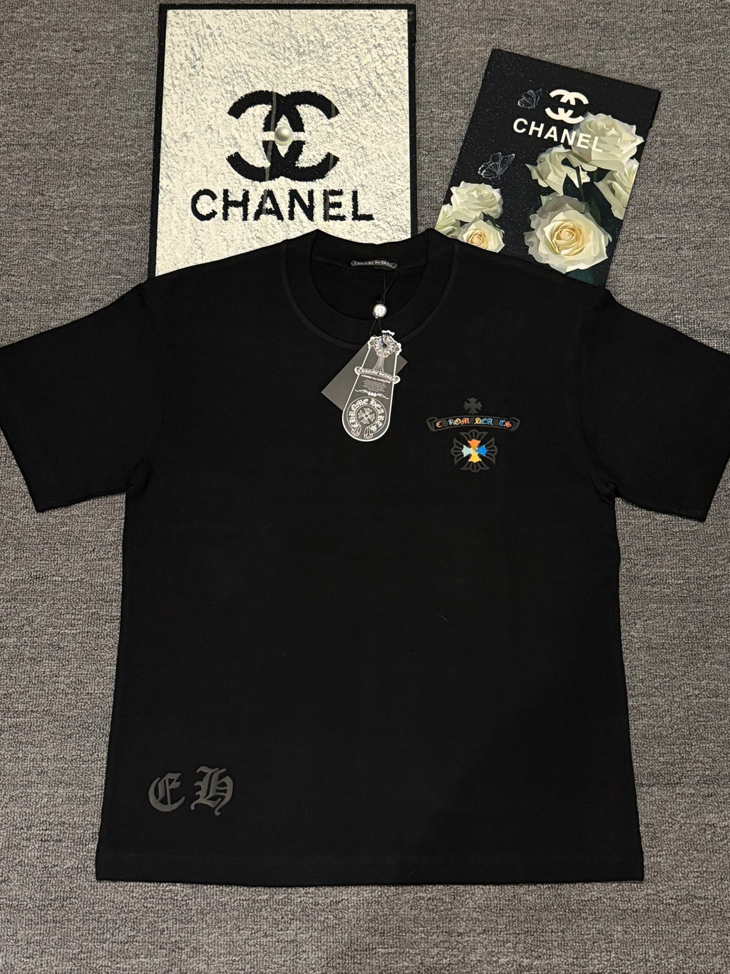 Polera Chrome Hearts Letras Sánscritas #YH026 CALIDAD ORIGINAL