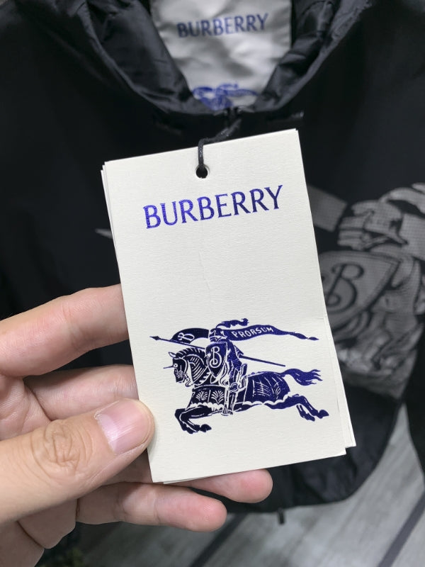 Chaqueta Burberry ecuestre estampado con capucha chaqueta CALIDAD ORIGINAL