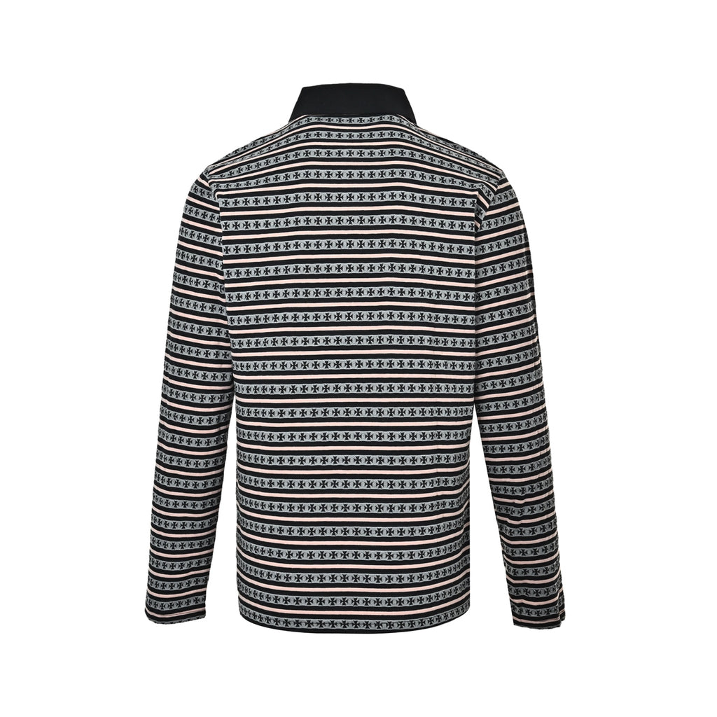 Polo Chrome Hearts Rayas Manga Larga - Estilo A CALIDAD ORIGINAL