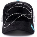 Gorra Rosario de cuentas con cruz