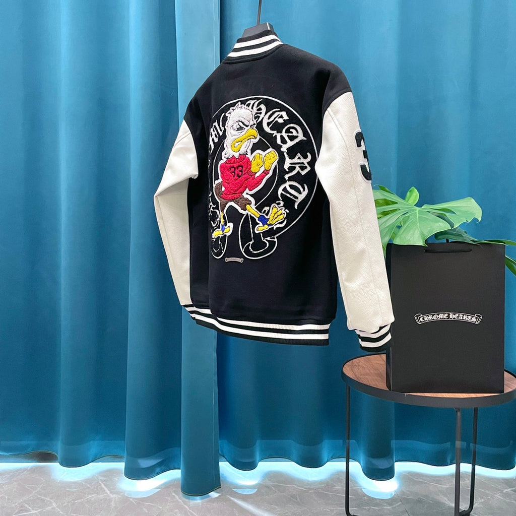 Chaqueta Chrome Hearts CH️ estilo béisbol chaqueta - Estilo D CALIDAD ORIGINAL