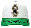 Gorra Virgen de Guadalupe con rosario