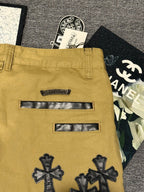 Pantalón Chrome Hearts cruz con estampado de denim pantalón CALIDAD ORIGINAL