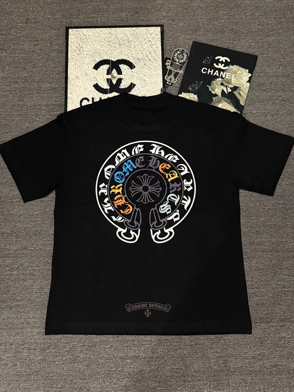 Polera Chrome Hearts Letras Sánscritas #YH026 CALIDAD ORIGINAL