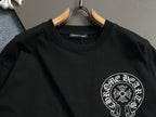 Prenda Chrome Hearts cruz y herradura estampado de logo cuello redondo manga larga - Estilo F CALIDAD ORIGINAL