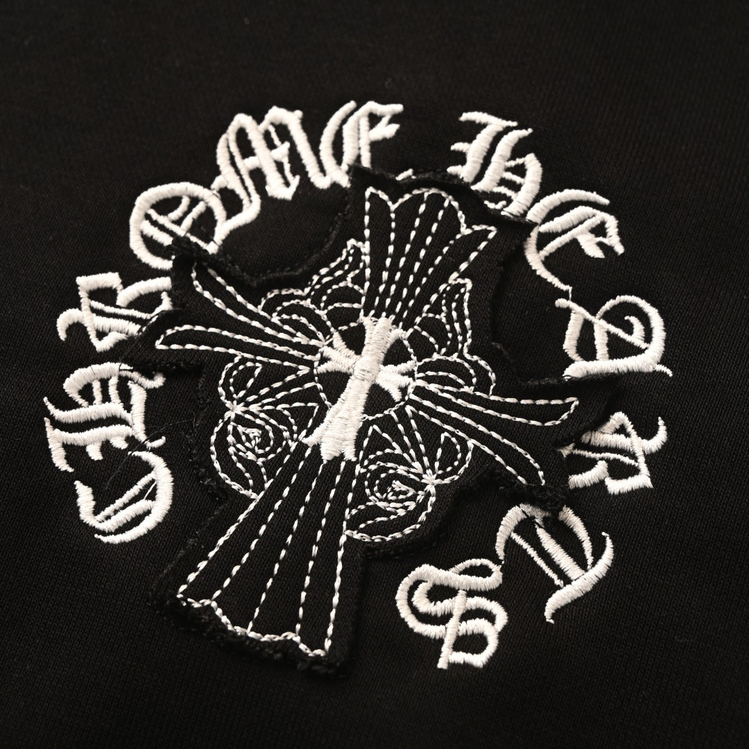 Sudadera Chrome Hearts perla cruz bordado sudadera con capucha - Estilo B CALIDAD ORIGINAL