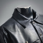 Chaqueta de Cuero Chrome Hearts Bordado Grande CALIDAD ORIGINAL