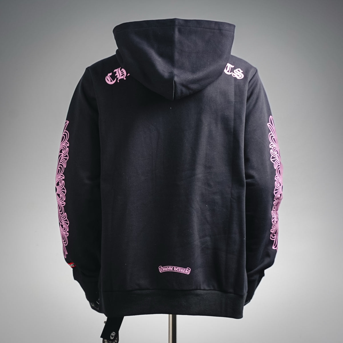 Sudadera Chrome Hearts 25FW rosado sánscrito con capucha - Estilo B CALIDAD ORIGINAL