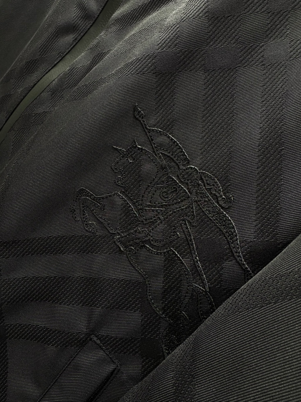 Chaqueta Burberry Jacquard Twill ecuestre bordado chaqueta CALIDAD ORIGINAL