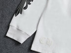 Prenda Chrome Hearts cruz y herradura estampado de logo cuello redondo manga larga - Estilo C CALIDAD ORIGINAL