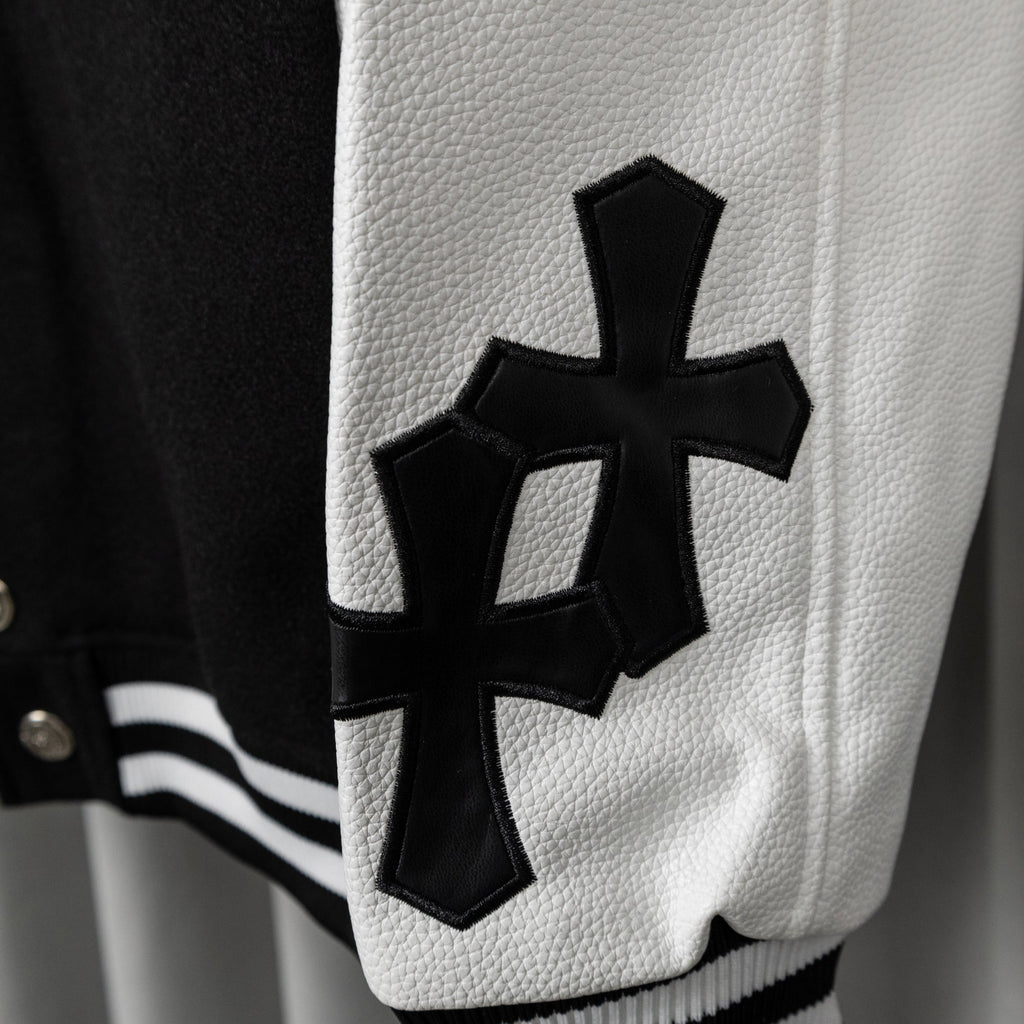 Chaqueta Chrome Hearts Estilo Béisbol SS26 Pasarela Bordado Pesado CALIDAD ORIGINAL