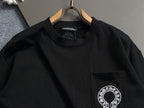 Prenda Chrome Hearts cruz y herradura estampado de logo cuello redondo manga larga - Estilo D CALIDAD ORIGINAL