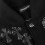 Chaqueta Chrome Hearts CH️ 2024 primavera/verano de pasarela estilo béisbol chaqueta CALIDAD ORIGINAL