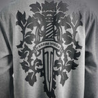 Polera Manga Larga Chrome Hearts /CH waffle estampado manga larga polera con vid y espada estampado CALIDAD ORIGINAL