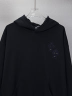Sudadera Chrome Hearts 2026 nuevo bordado cruz logo Washed y desgastado para pareja con capucha - Estilo D CALIDAD ORIGINAL