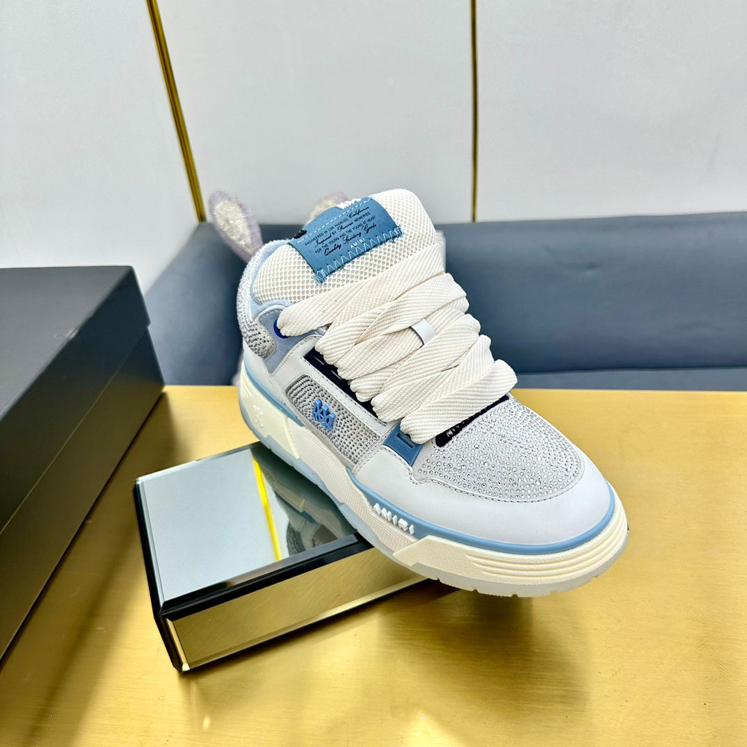 Amiri MA-1 Crystal – Blanco/Celeste