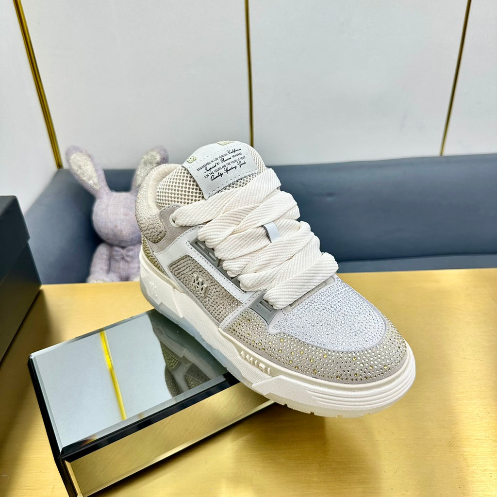 Amiri MA-1 Crystal – Beige/Dorado