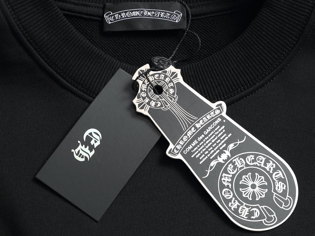 Sudadera Chrome Hearts 2026 cruz bordado verano nuevo Arrival Original Counter American lavado ácido desgastado - Estilo B CALIDAD ORIGINAL