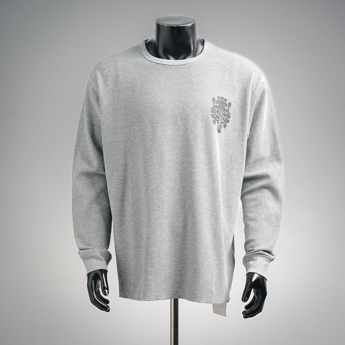 Polera Manga Larga Chrome Hearts /CH waffle estampado manga larga polera con vid y espada estampado CALIDAD ORIGINAL