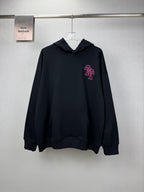 Sudadera Chrome Hearts 2026 nuevo bordado cruz logo Washed y desgastado para pareja con capucha - Estilo B CALIDAD ORIGINAL