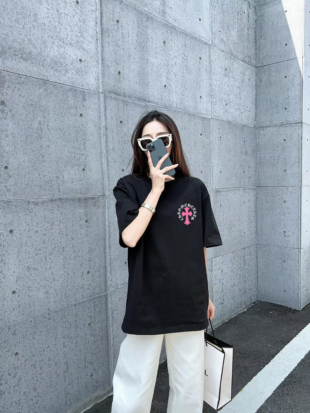 Polera Chrome Hearts Logo Print CALIDAD ORIGINAL