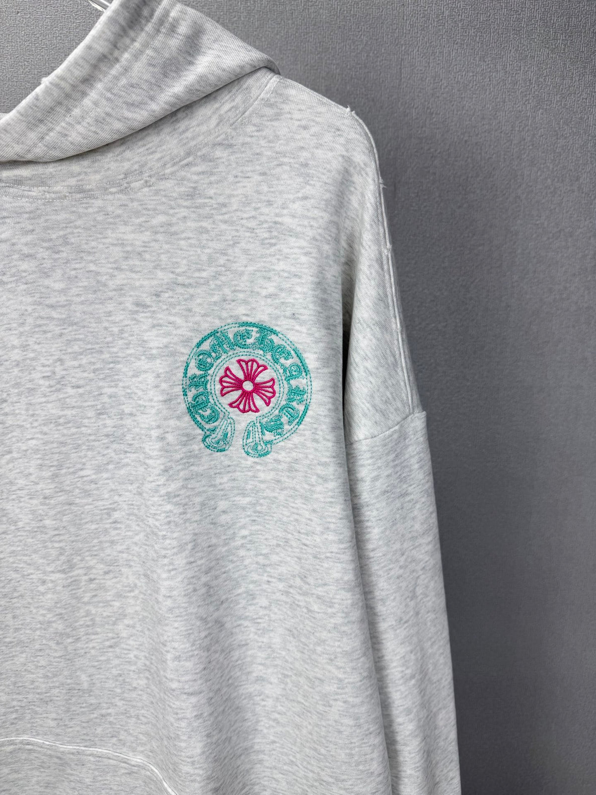 Sudadera Chrome Hearts 2026 nuevo bordado herradura logo Washed y desgastado para pareja con capucha CALIDAD ORIGINAL