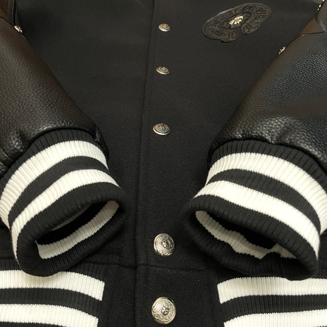 Chaqueta Chrome Hearts CH️ 2024 primavera/verano de pasarela estilo béisbol chaqueta - Estilo B CALIDAD ORIGINAL