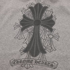 Chaqueta Chrome Hearts negro cruz estampado con capucha chaqueta - gris CALIDAD ORIGINAL