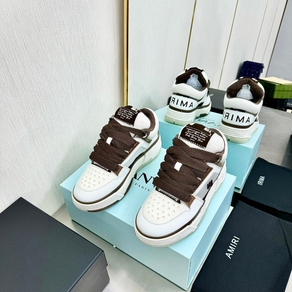 Amiri MA-1 – Blanco/Café