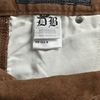 Pantalón Chrome Hearts cuero cruz con estampado de cargo jeans - Estilo B CALIDAD ORIGINAL