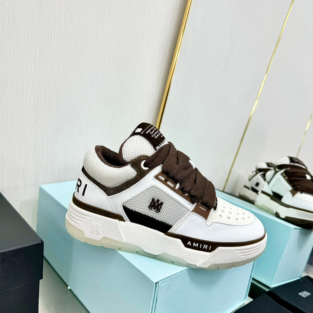 Amiri MA-1 – Blanco/Café