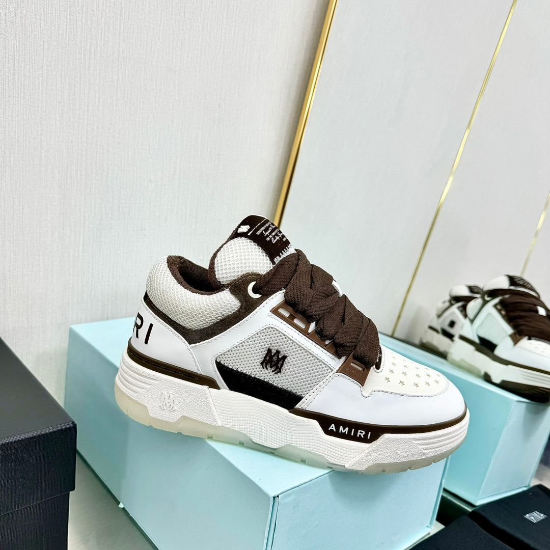 Amiri MA-1 – Blanco/Café