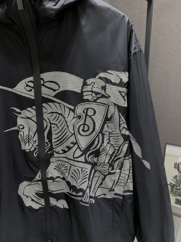 Chaqueta Burberry ecuestre estampado con capucha chaqueta CALIDAD ORIGINAL