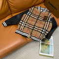 Chaqueta Burberry ️ 2023 primavera/verano runway baseball chaqueta CALIDAD ORIGINAL