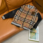 Chaqueta Burberry ️ 2023 primavera/verano runway baseball chaqueta CALIDAD ORIGINAL